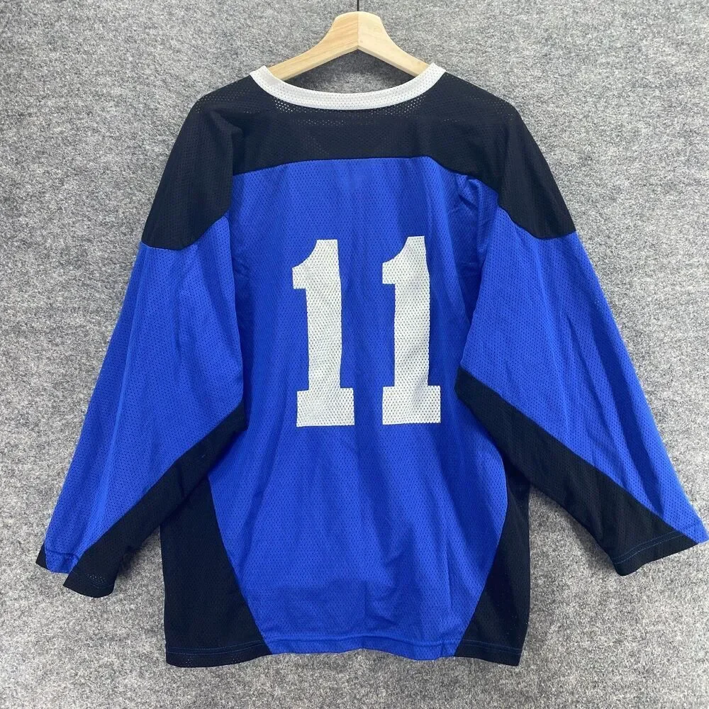 Tour Activewear Hoodie Men M Medium Blue V-Neck Long Sleeve Hockey Midwest